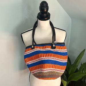 Hand Woven- multicolor purse / bag. With tags- Brand New never used.